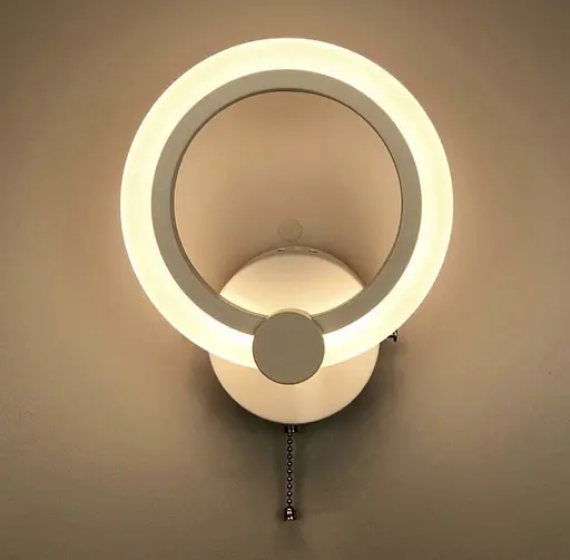 Світлодіодна модель бра в білому кольорі Line F Арт. 2374/1S WT - фото 3