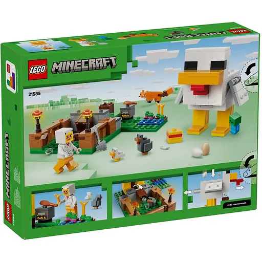 Конструктор LEGO Minecraft Куряча ферма 233 деталі (21585) - фото 9