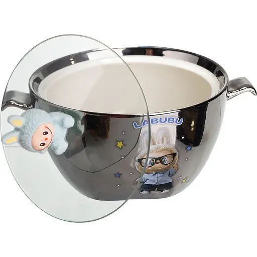 Миска для супу та локшини фарфорова LABUBU Flip 800 мл  FM-34D - фото 2