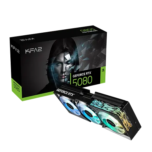 Видеокарта GeForce RTX 5080 16GB KFA2 1-Click OC 3X (58NZN6MDBBOK) - фото 5