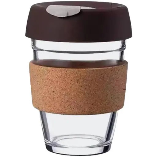 Чашка OldBro Keep Cup Cork 340 мл brown - фото 1