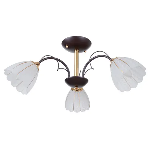 Люстра стельова Brille в спальню E27 60W BK (LK-679S/3)