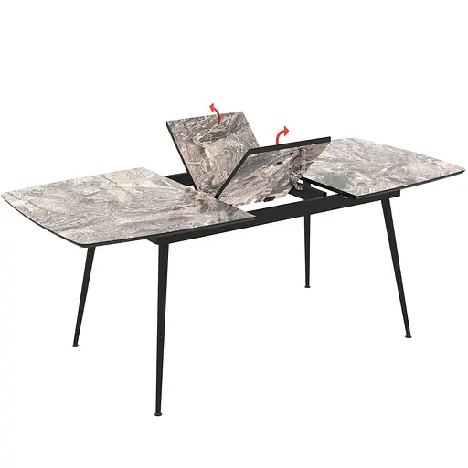 Стол Avanti YENSE Cosmos Glossy 125-165x80 см - фото 3