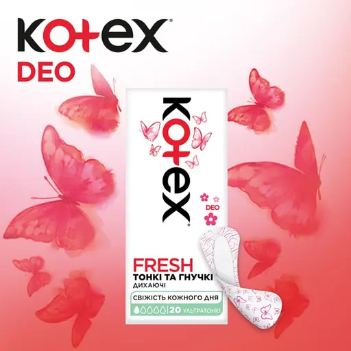 Уценка. Ежедневные прокладки Kotex Deo Ultraslim 20 шт. - фото 3