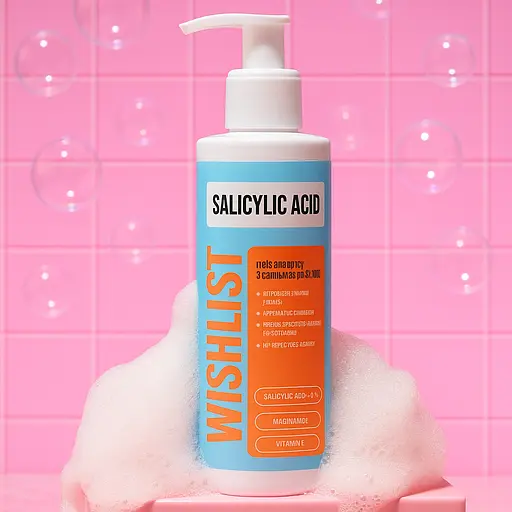 Гель для душу з саліциловою кислотою Wishlist Shower Gel Salicylic Acid 200 мл - фото 4
