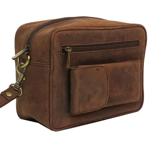 Кожаная сумка-барсетка Always Wild 21х15.5х10 см acs0018078 - фото 1