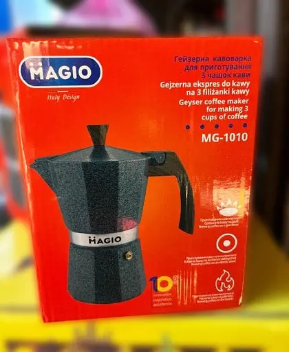 Гейзерна кавоварка MAGIO MG-1010 гейзерного типу на 3 порції еспресо 150 мл - фото 7