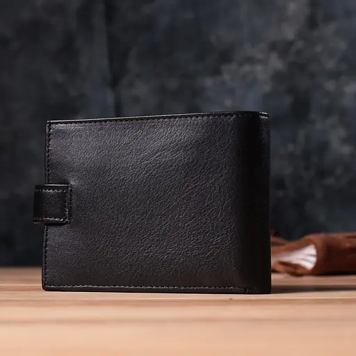 Місткий чоловічий гаманець із натуральної шкіри Bond 13х9.5х2 см acs0029593 - фото 10