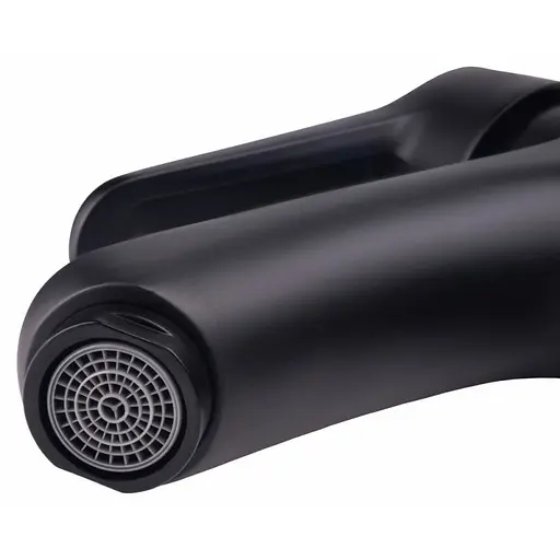 Змішувач для раковини Lidz (BLA)-14 43 001F Чорний матовий - фото 4