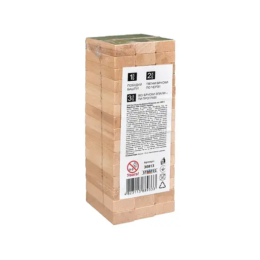 Настільна гра "Джанга" Strateg 30813, 45 брусків - фото 1