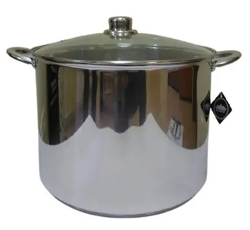 Кастрюля Peterhof PH-15825-28 из нержавеющей стали 28 см со стеклянной крышкой 14 л - фото 2