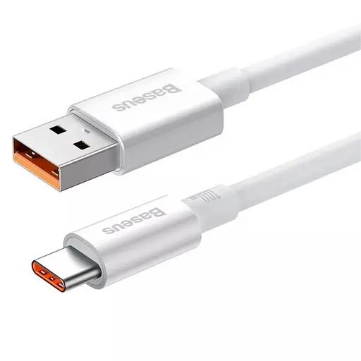 Дата кабель Baseus Superior Series Fast Charging USB to Type-C 100W (1.5m) (P10320102214) Moon White - фото 2