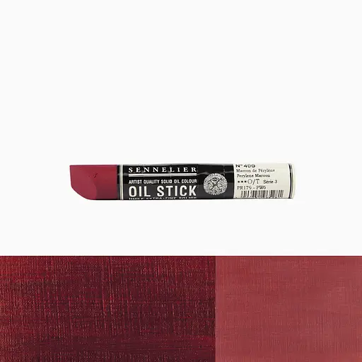Фарба олійна у формі пастелі Sennelier Oil Stick, 38 мл, S3, Периленовий бордовий (Perylene Maroon) - фото 2