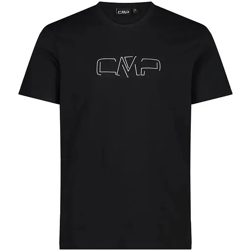 Футболка CMP Man T-Shirt Logo Black L (1097-32D8147P-U901 50)