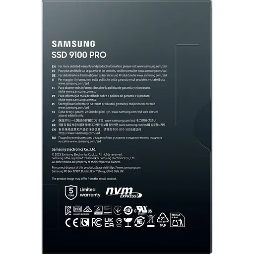 SSD накопитель Samsung 9100 PRO 4TB (MZ-VAP4T0BW) [134169] - фото 8