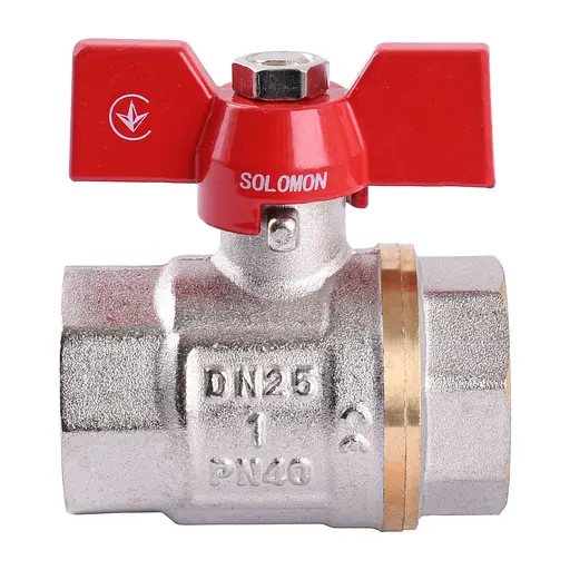 Кран кульовий прямий Solomon 1″ ВВ КБ PN40 В1007 - фото 1