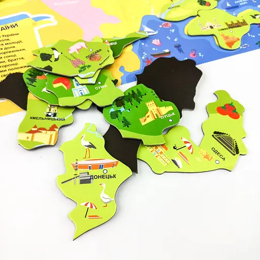 Пазл Zirka Моя страна - Украина магнитный (494251) - фото 6