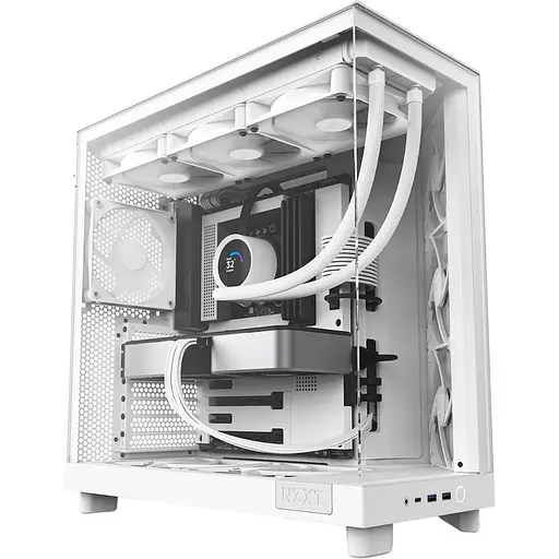 Корпус NZXT H6 Flow All white (CC-H61FW-01) Без БП Б/у - фото 1