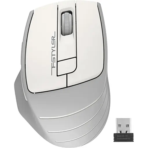 Беспроводная мышь A4Tech Fstyler FG30 Wireless Grey/White (FG30 (Grey+White)) - фото 1