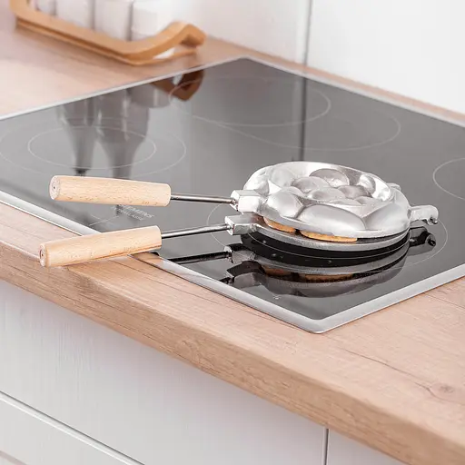 Форма для выпечки печенья на плите орешница "Лесное Ассорти" орешки шишки грибочки, ХЕАЗ 82520 - фото 5