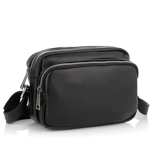 Кожаная мужская сумка-мессенджер TARWA 23х16х11 см sum0025411 - фото 1