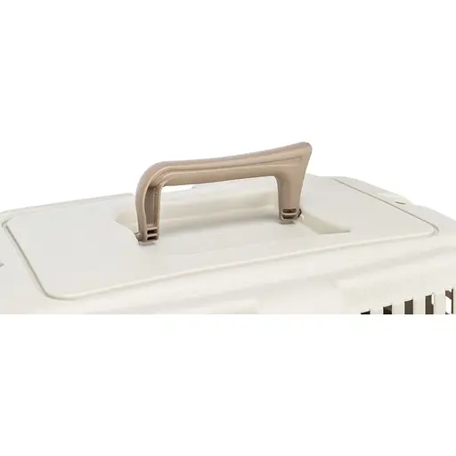 Контейнер-переноска для собак и кошек Trixie Skudo 1 пластиковая до 12 кг XS 30х32х49 см коричневая - фото 9