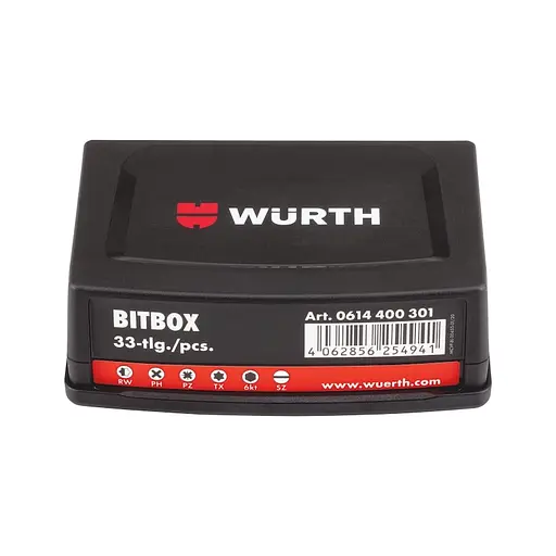 Набір біт Wurth з тримачем Sort1, 33 шт. (0614400301) - фото 7