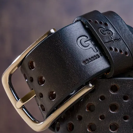 Ремінь шкіряний Grande Pelle чоловічий 4х120 см acs0014970 - фото 4