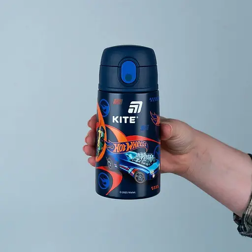 Термос с трубочкой Kite Hot Wheels 400 мл (HW25-1261) - фото 6
