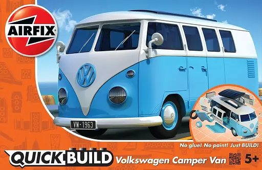 Конструктор Airfix мікроавтобус VW Camper Blue Quickbuild J6024