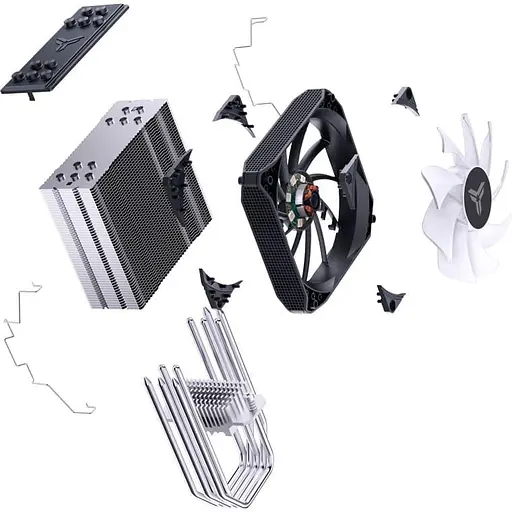 Кулер для процессора Jonsbo PISA A5 ARGB Gray (PISA A5 Gray) - фото 6