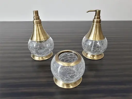 Дозатор для рідкого мила Kugu Freestand 630A, Бронза - фото 2