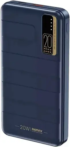 Портативна універсальна батарея - акумулятор REMAX RPP-316 Noah Series 20000 мА·год синій - фото 4