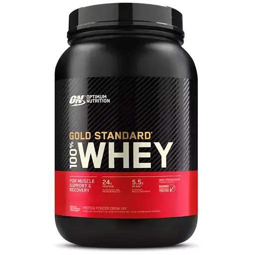 Протеїн Optimum Nutrition Gold Standard 100% Whey, 907 грам - Банановий крем - фото 1