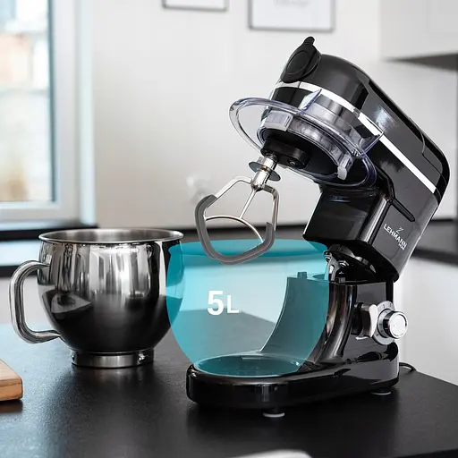 Кухонний комбайн Lehmann Mastic 3000 Вт Black - фото 7