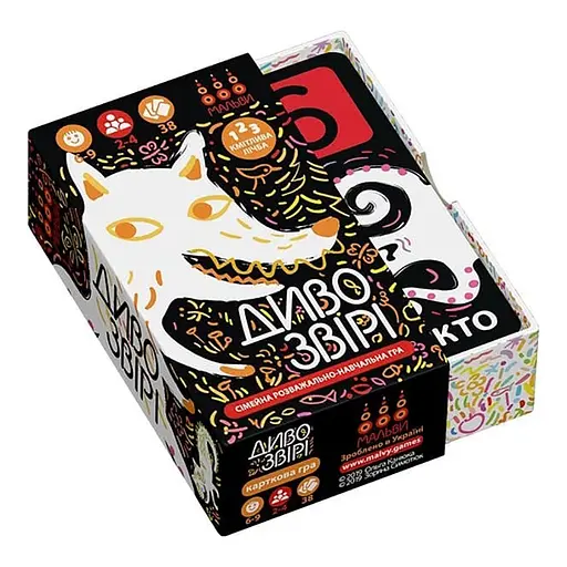 Настольная обучающая игра Чудоживотные 360098, 38 карточек