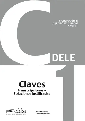 Preparación al DELE C1 Claves