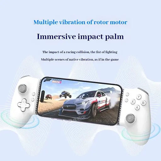 Джойстик з макросом для телефону Memo S3 BL шириною до 176 мм ігровий контролер тригер White (18531) - фото 5