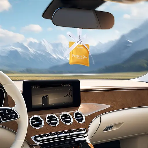 Автомобільний освіжувач повітря Baseus Margaret Series Car Air Freshener (Pomelo Coast) Custard Yellow - фото 7