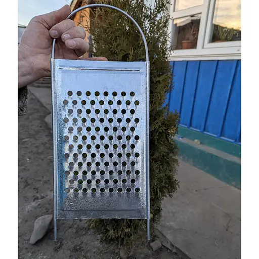 Терка корморезка ручная кормовая для измельчения корнеплодов из оцинкованной стали 48х20 см, Авеста 86734 - фото 10