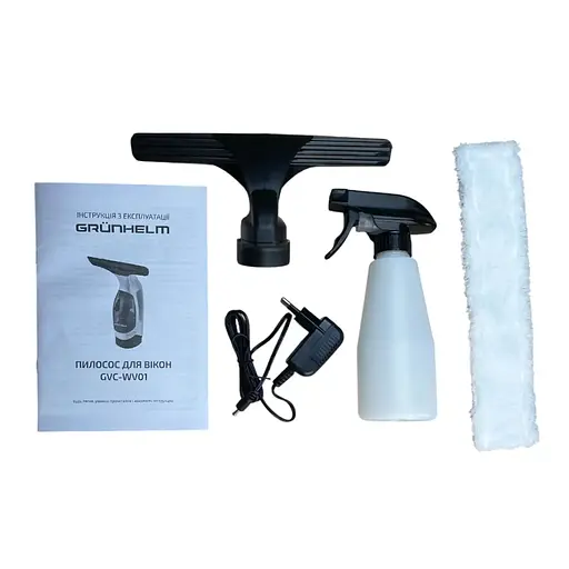 Пылесос для окон Grunhelm GVC-WV01 аккумуляторный (142750) - фото 7