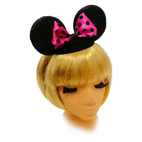 Шляпка Минни Маус на резинке - фото 1