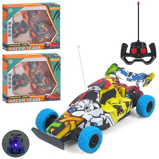 Машина на радиоуправлении, 20 см, свет, резиновые колеса, на батарейках, 31x26x8 см (В ассортименте) - фото 2