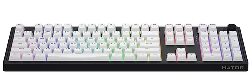 Клавіатура HATOR Skyfall 100 Wireless Black White (HTK3100UA) - фото 2