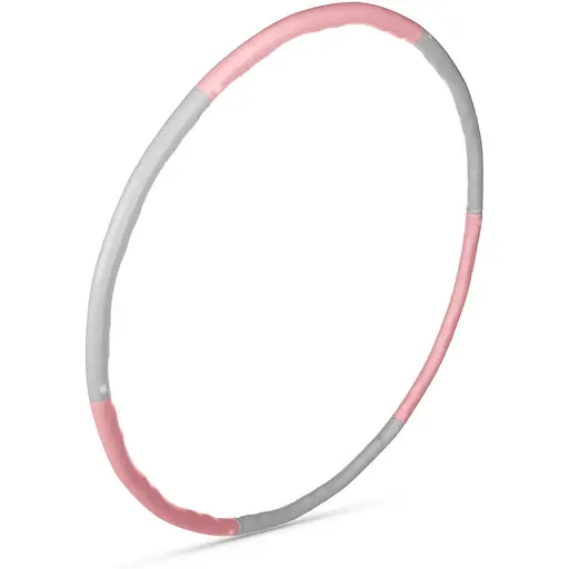 Хулахуп Gymtek з масажером 100см рожево-сірий - фото 2