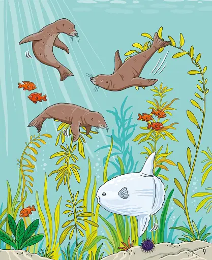 First Sticker Book: Under the Sea - фото 5