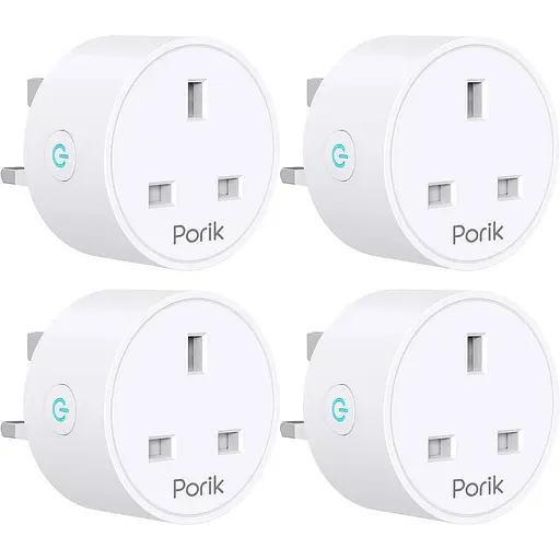 Wi-Fi розетка Porik Mini Smart Plug работает с Alexa Google Home с дистанционным управлением