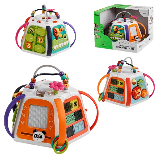 Куб логіка TK Group, з музичними та світловими ефектами, пальчиковий лабіринт, магнітна дошка