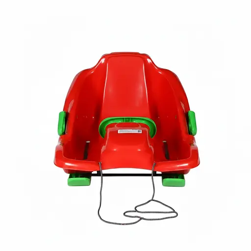 Детская ледянка MS 1726-1, з морозостойкого пластика, красная - фото 2