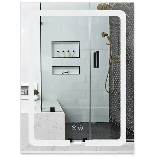 Дзеркало Lidz Kubis з LED-підсвічуванням Touch LD78LF9376080 - фото 1